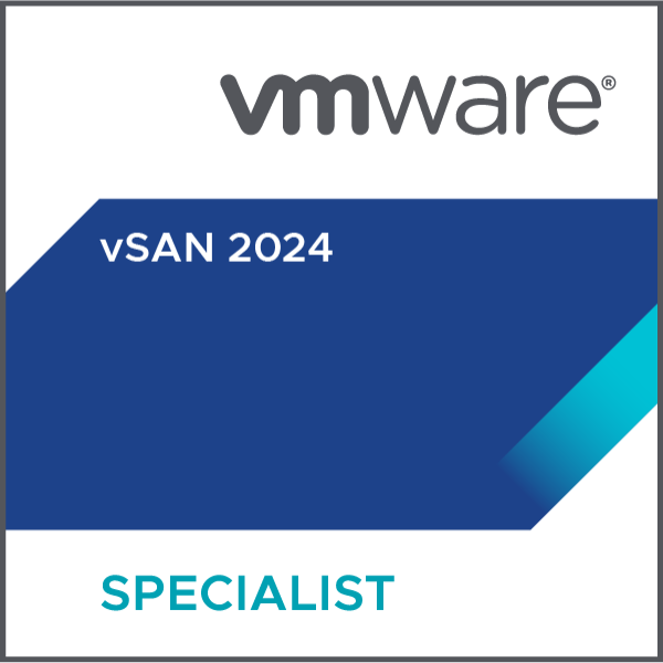 VMware vSAN administrator certificate